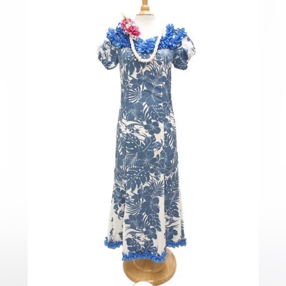 NWT Royal Creations Blue Muu Muu